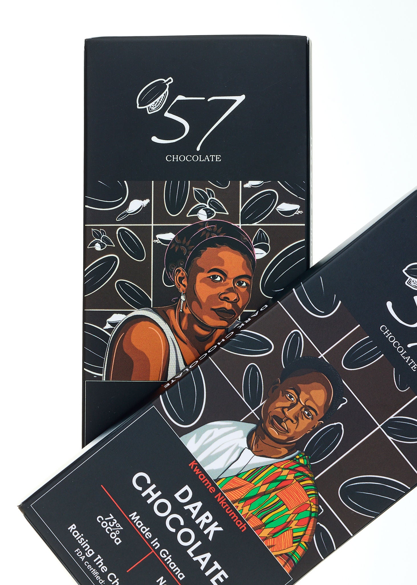 Assortiment de chocolats noirs
