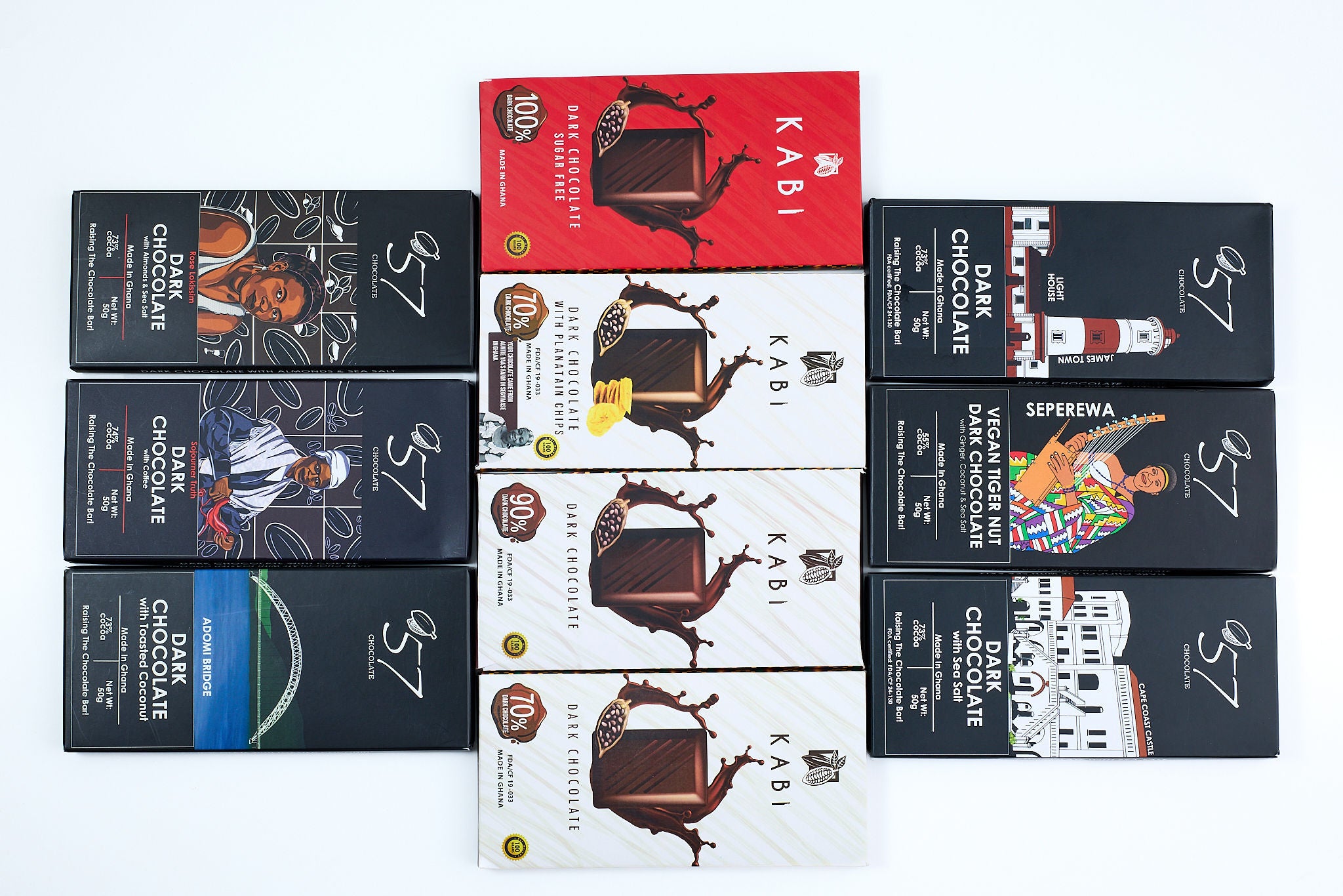 Assortiment Découverte - 10 tablettes de chocolat