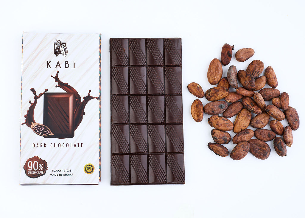 Tablette de chocolat noir 90%