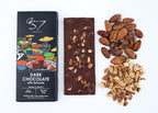 Tablette de chocolat noir 73% aux amandes