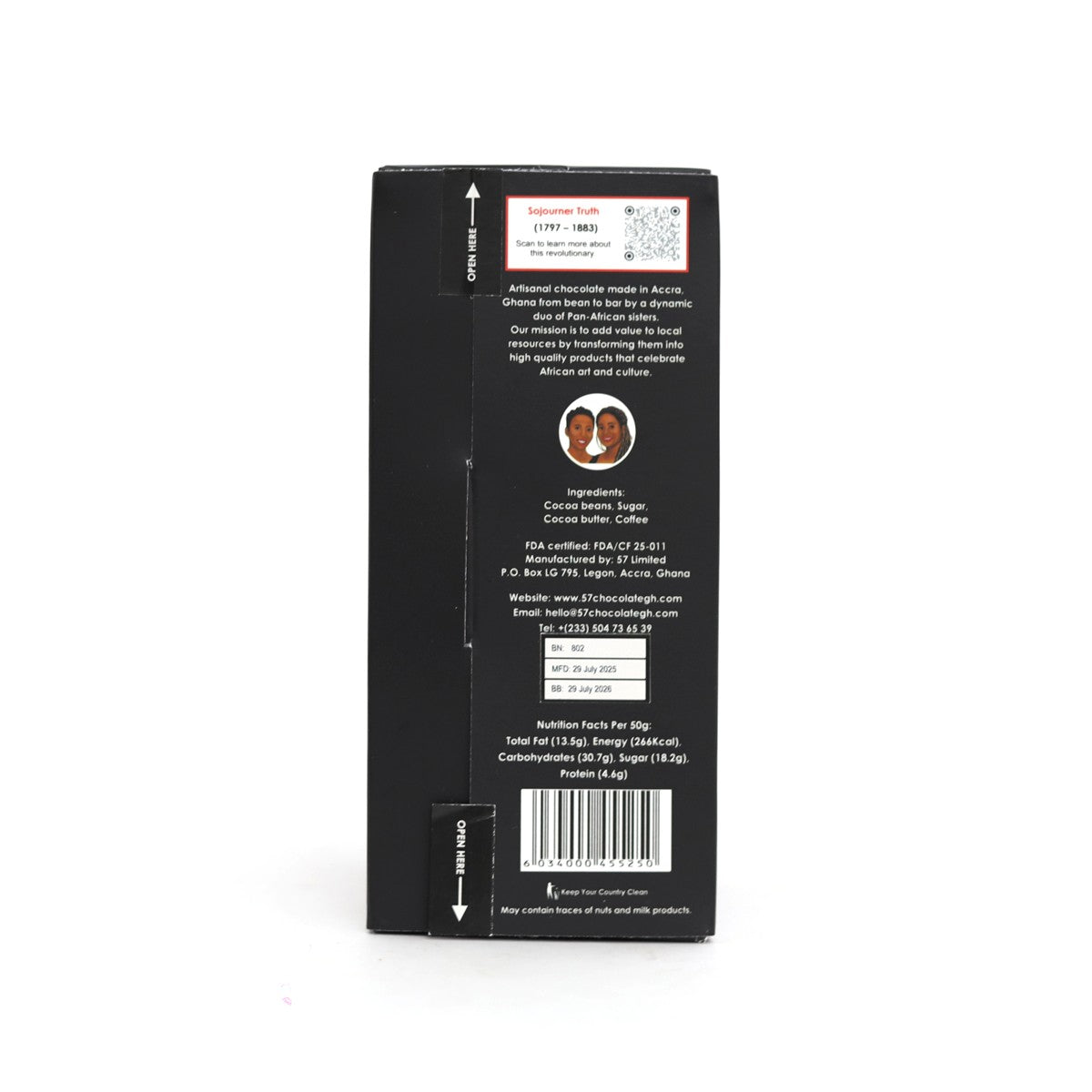 Tablette de chocolat noir 73%