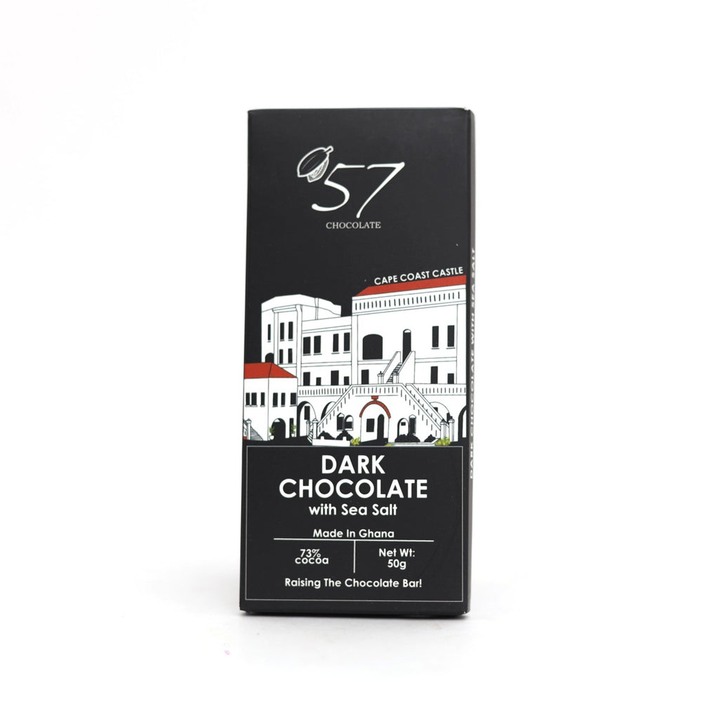 Tablette de chocolat noir 73% au sel marin