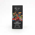 Tablette de chocolat noir 73% aux amandes
