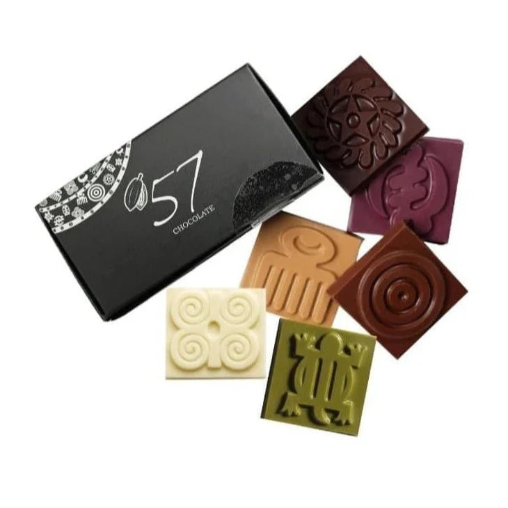 Coffret de 6 chocolats Adinkra